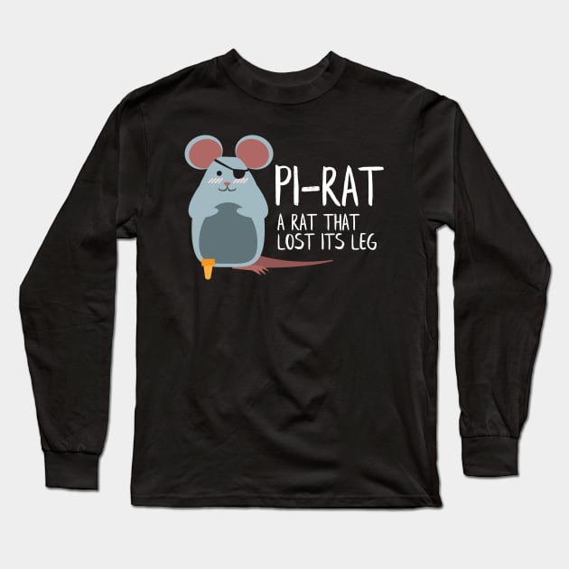 Pirat  Gift for Rat Lovers Funny Mice  Mouse Rat Long Sleeve T-Shirt by Riffize